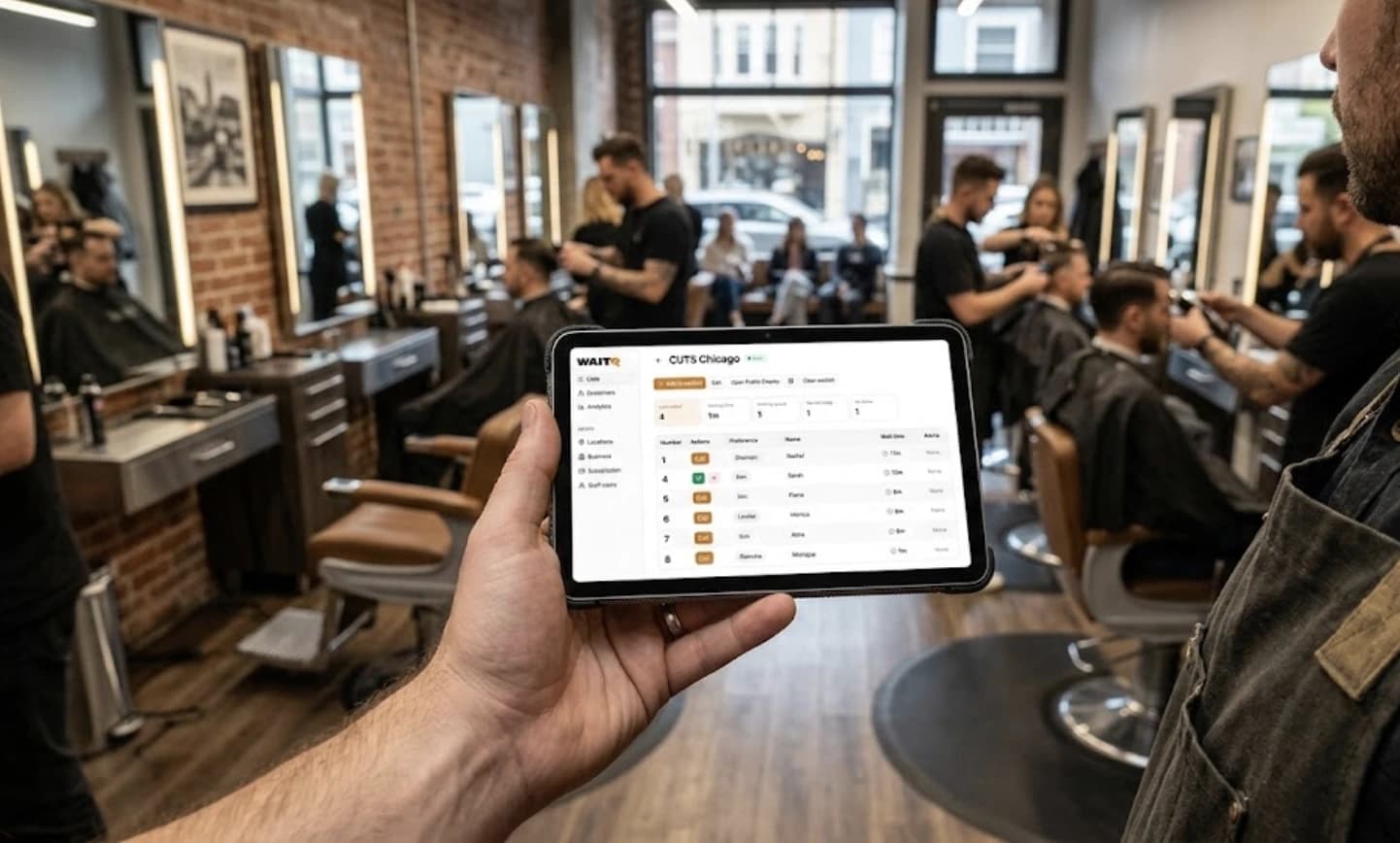 Your barbers stay in control all shift