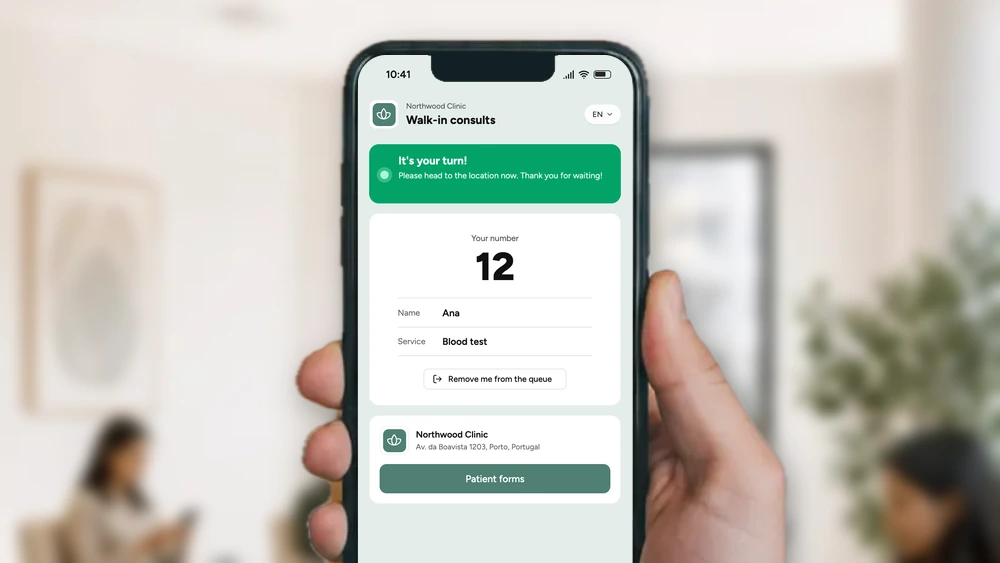 Elevate your healthcare brand with a modern waiting experience