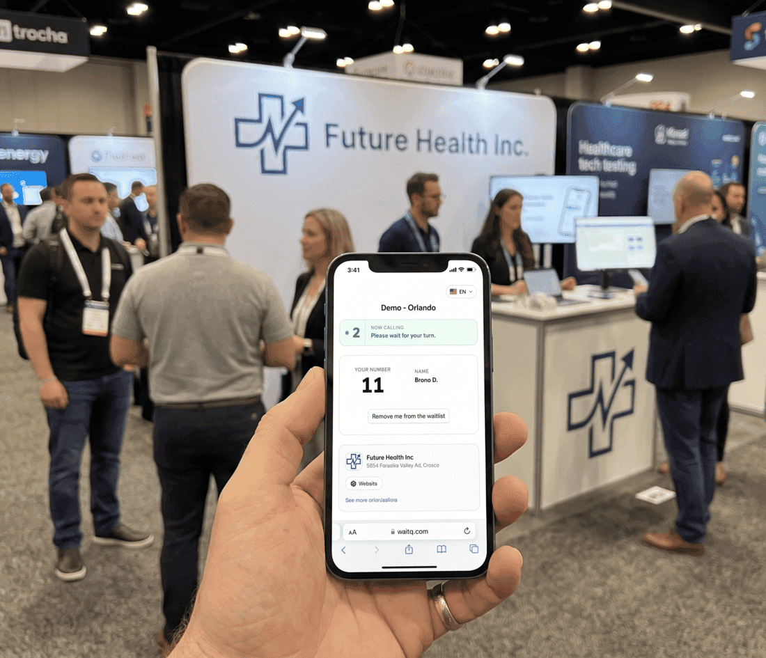 Attendees come back when you're ready for them