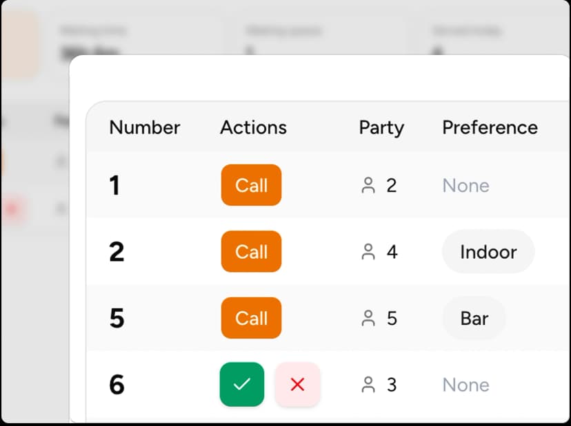 Step 3: Seat with one tap