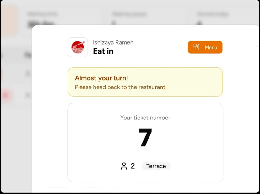 Step 2: Waiting room