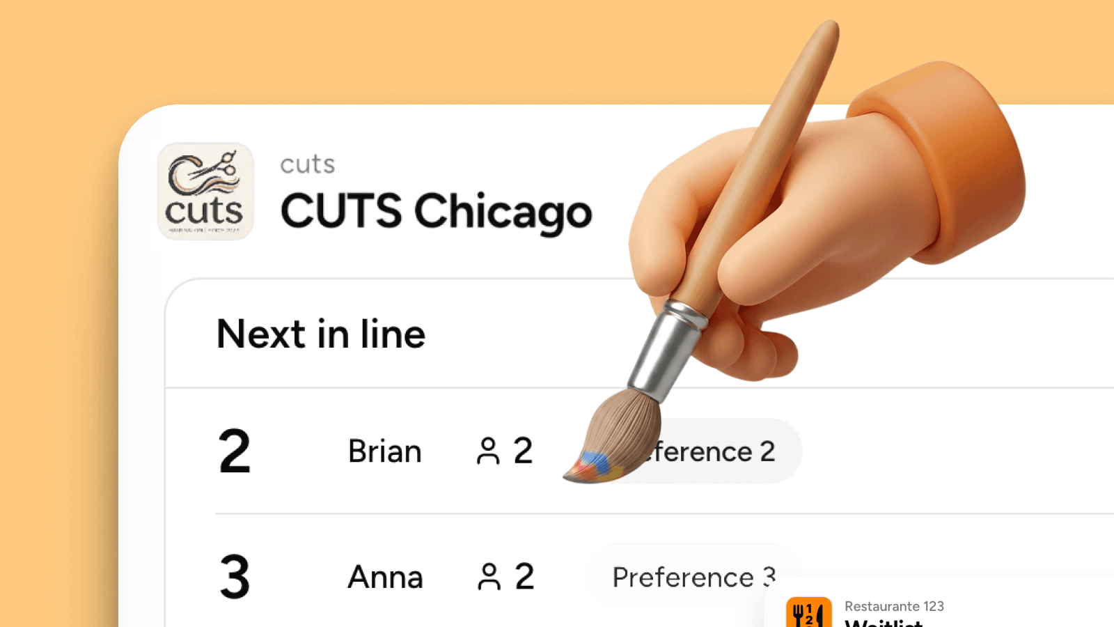 Virtual waiting room