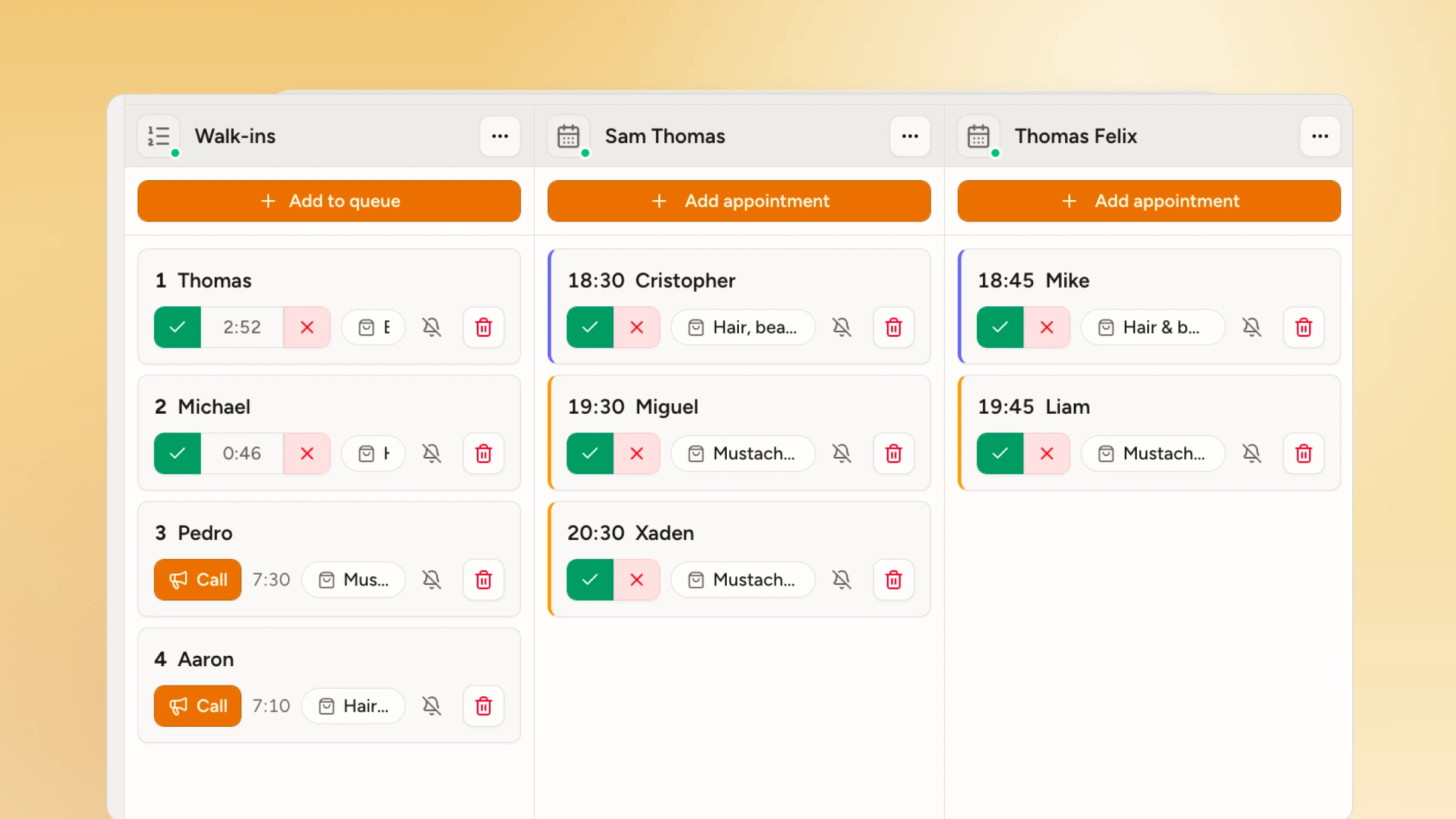 Unified customer flow