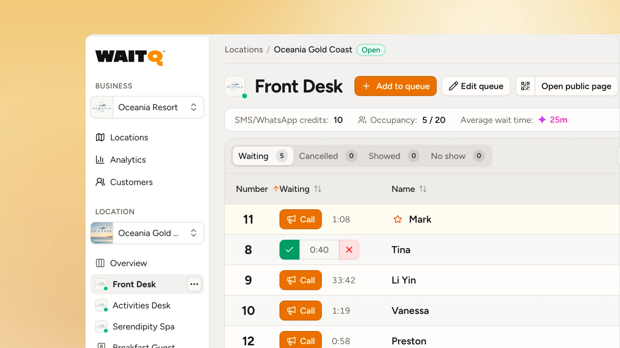 Browser-based staff app