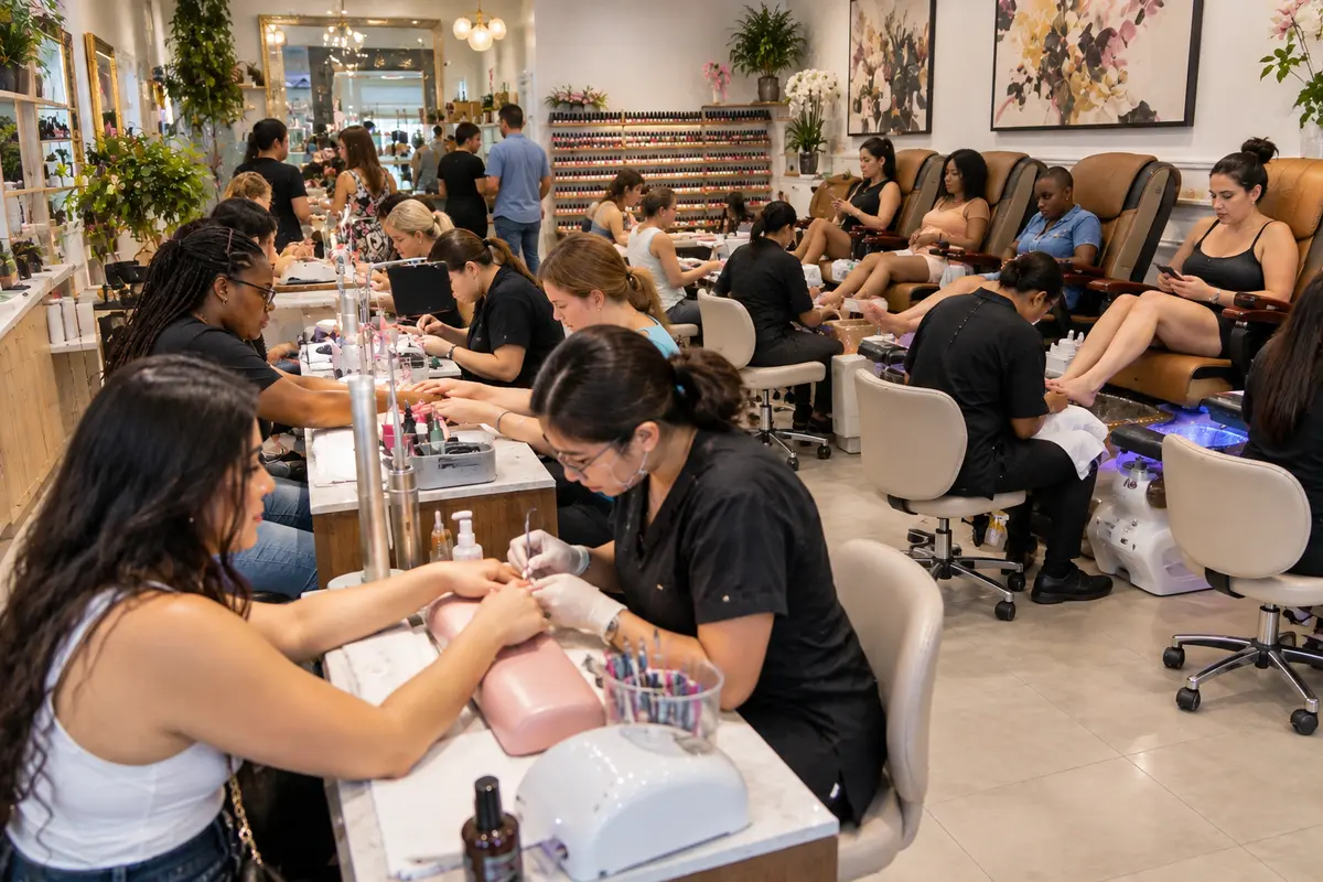 Salon statistics: data on wait times, bookings and no-shows