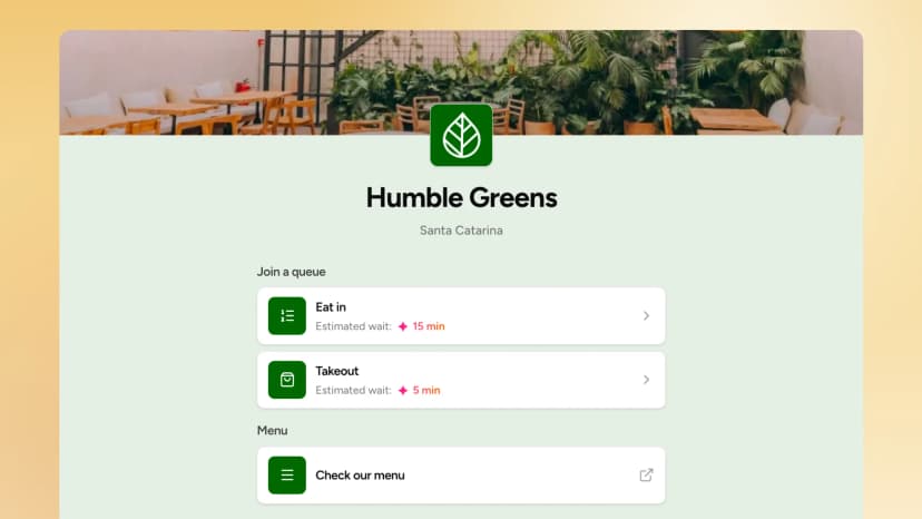 Check in customers fast