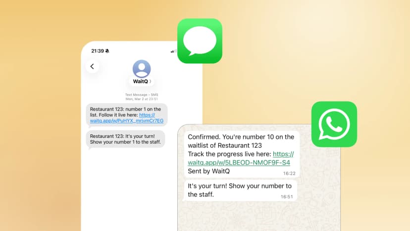 Notify customers when it's their turn