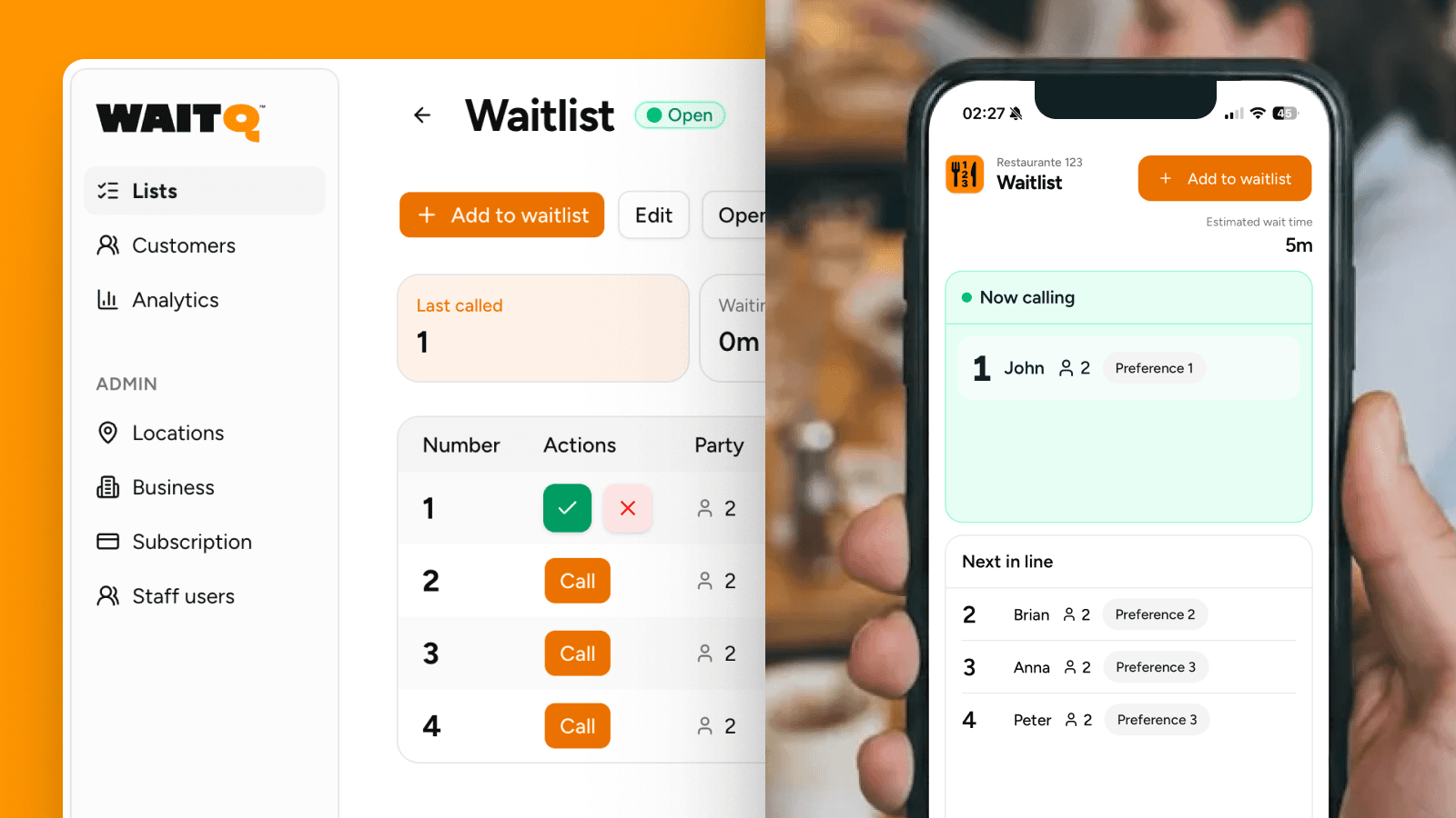 Stop losing revenue to long waits and chaotic wait lines