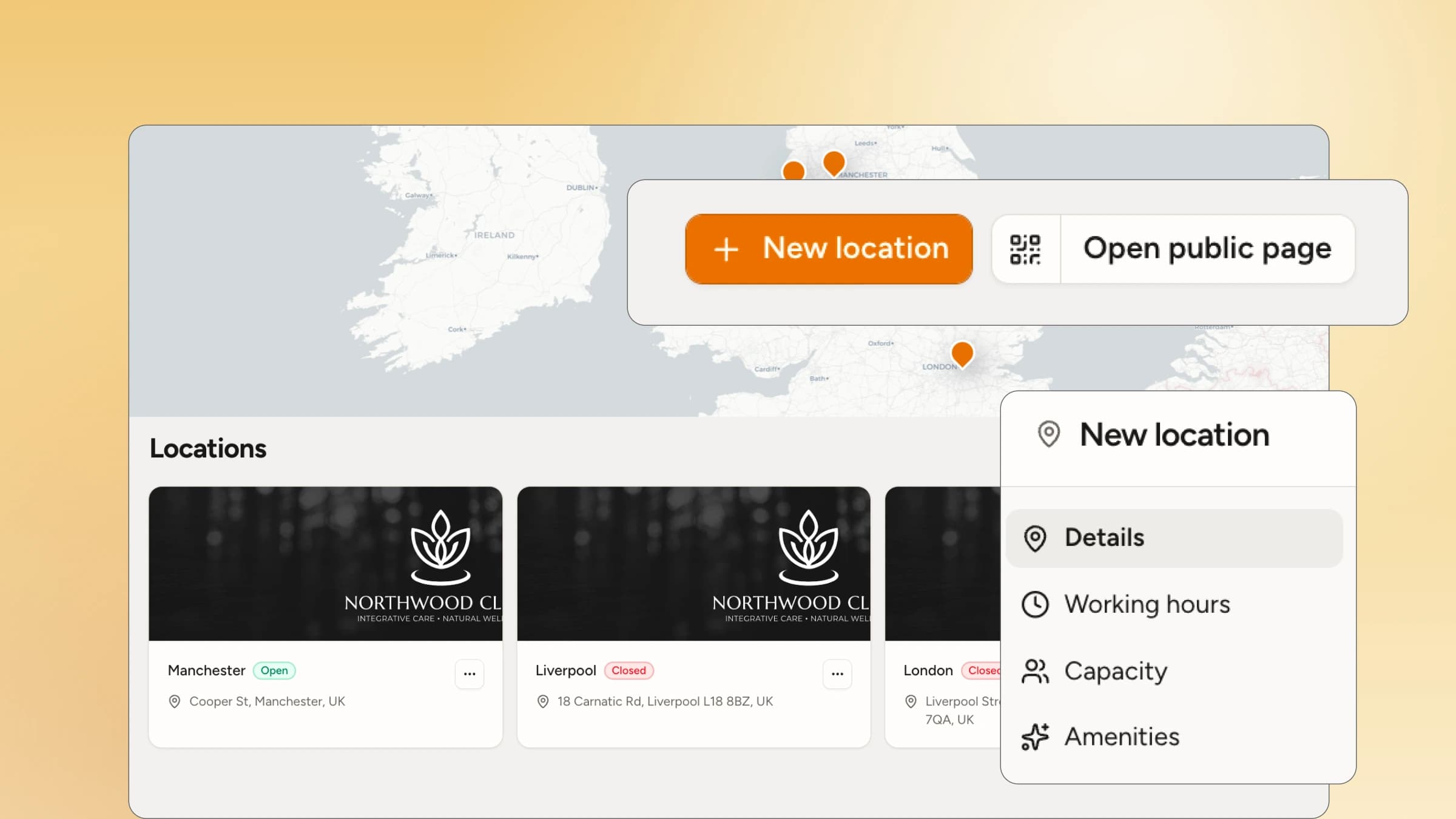 Flat multi-location pricing