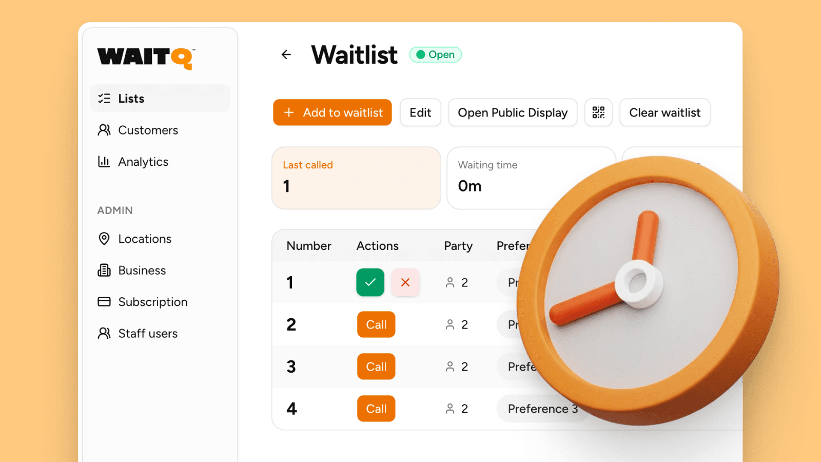 WaitQ: The Qwaiting alternative for SMBs